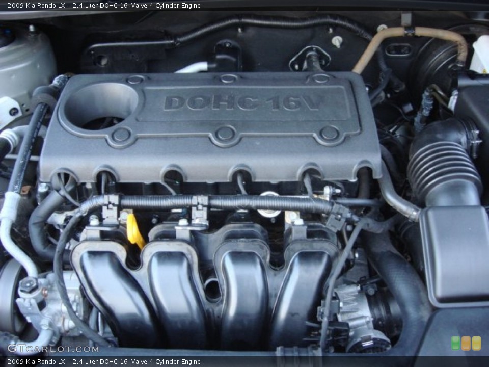 2.4 Liter DOHC 16-Valve 4 Cylinder Engine for the 2009 Kia Rondo #67043277