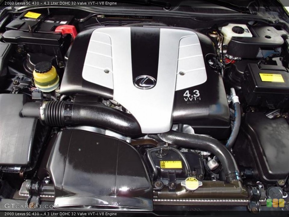 4.3 Liter DOHC 32 Valve VVT-i V8 Engine for the 2003 Lexus SC #67044120
