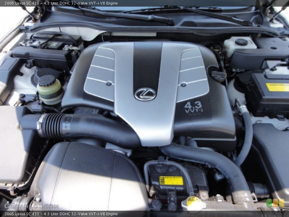 4.3 Liter DOHC 32-Valve VVT-i V8 Engine for the 2005 Lexus SC #67046607