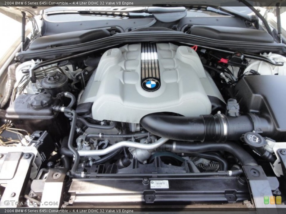 4.4 Liter DOHC 32 Valve V8 Engine for the 2004 BMW 6 Series #67047027