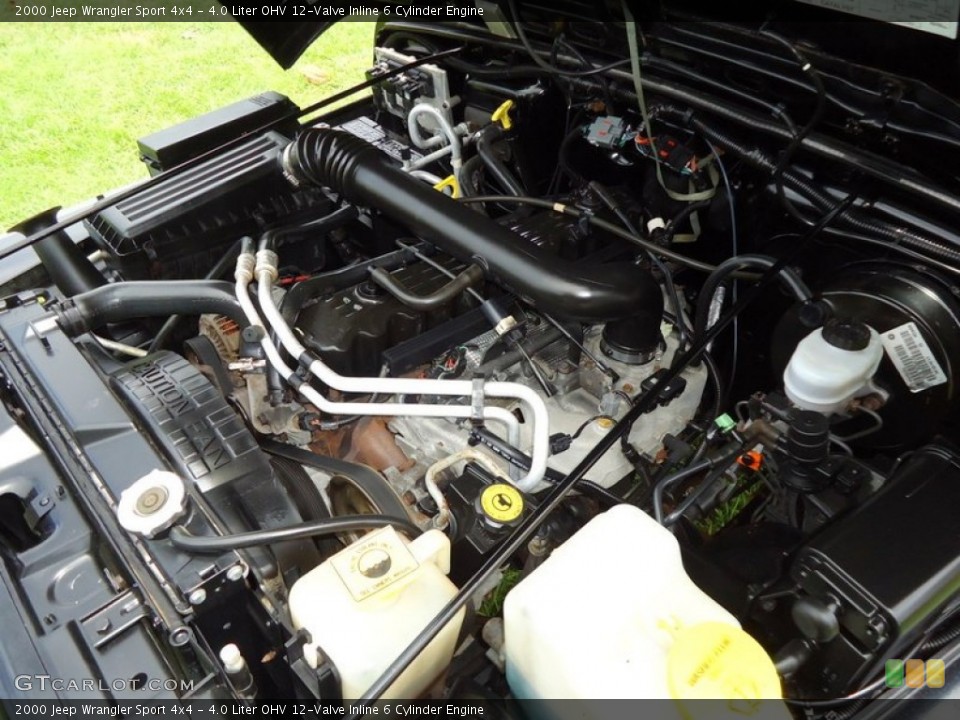 4.0 Liter OHV 12-Valve Inline 6 Cylinder Engine for the 2000 Jeep Wrangler #67052442
