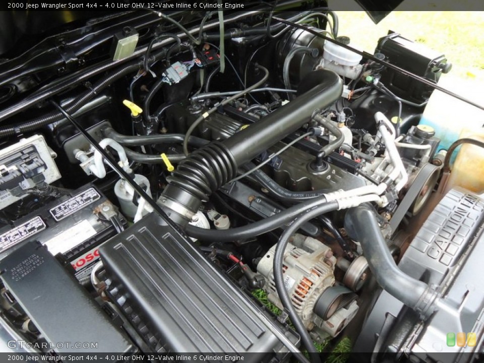 4.0 Liter OHV 12-Valve Inline 6 Cylinder Engine for the 2000 Jeep Wrangler #67052457