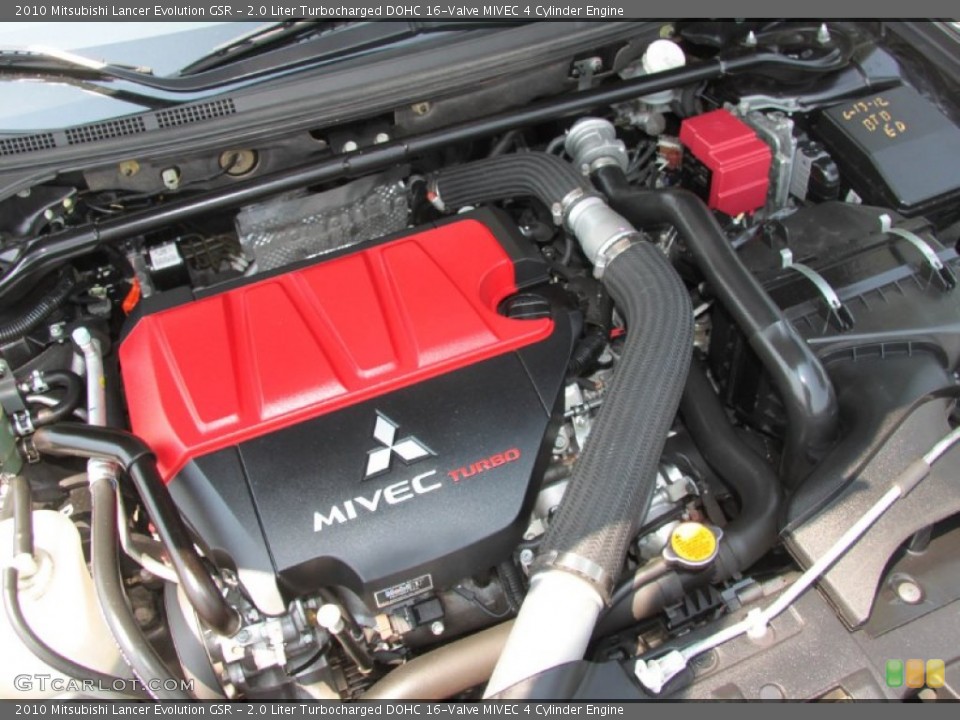 2.0 Liter Turbocharged DOHC 16-Valve MIVEC 4 Cylinder Engine for the 2010 Mitsubishi Lancer Evolution #67054806