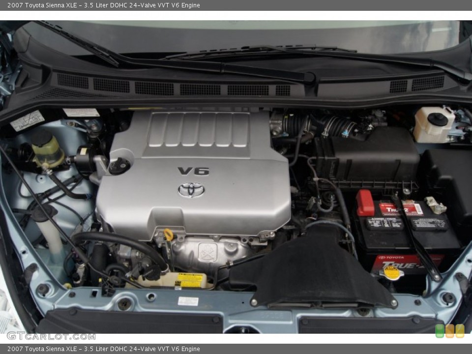 3.5 Liter DOHC 24-Valve VVT V6 Engine for the 2007 Toyota Sienna #67064901