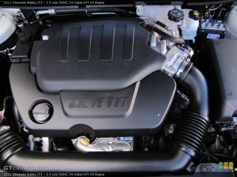 3.6 Liter DOHC 24-Valve VVT V6 Engine for the 2011 Chevrolet Malibu #67070849