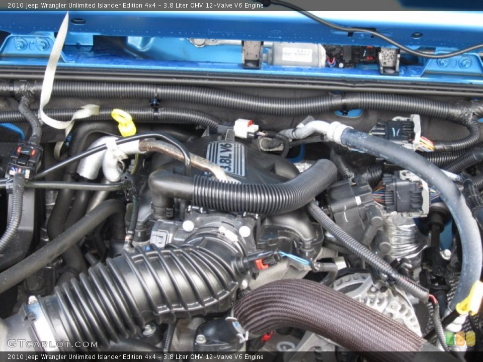 3.8 Liter OHV 12-Valve V6 2010 Jeep Wrangler Unlimited Engine