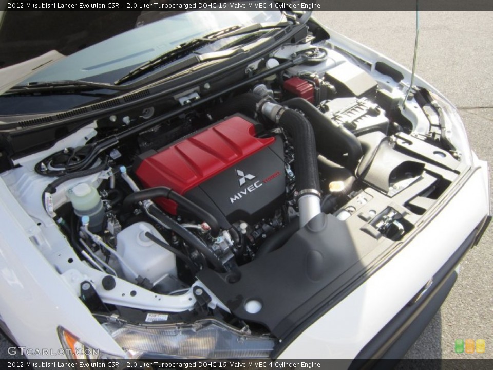 2.0 Liter Turbocharged DOHC 16-Valve MIVEC 4 Cylinder Engine for the 2012 Mitsubishi Lancer Evolution #67083883