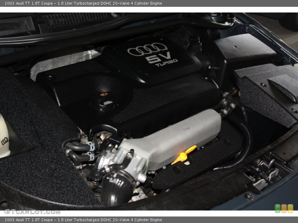 1.8 Liter Turbocharged DOHC 20-Valve 4 Cylinder 2003 Audi TT Engine