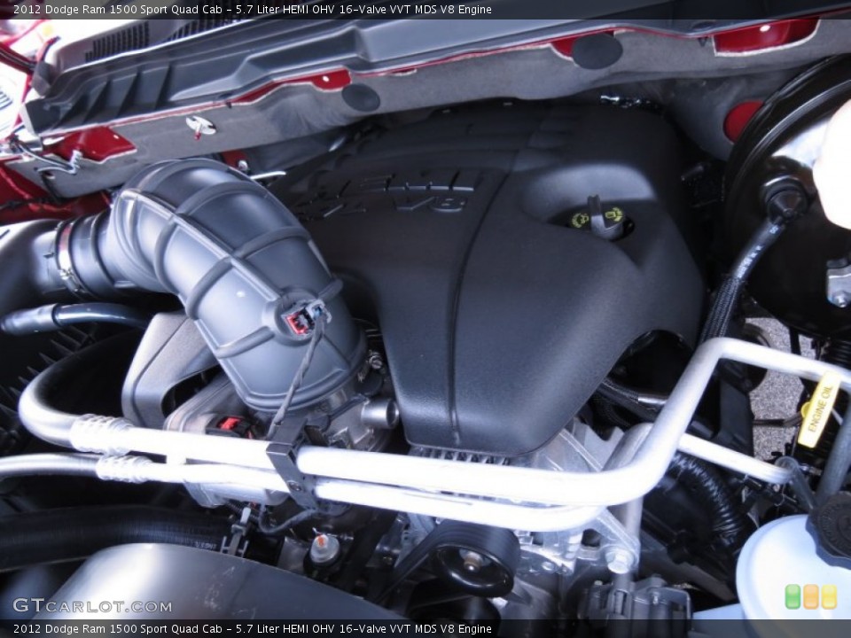 5.7 Liter HEMI OHV 16-Valve VVT MDS V8 Engine for the 2012 Dodge Ram 1500 #67107524