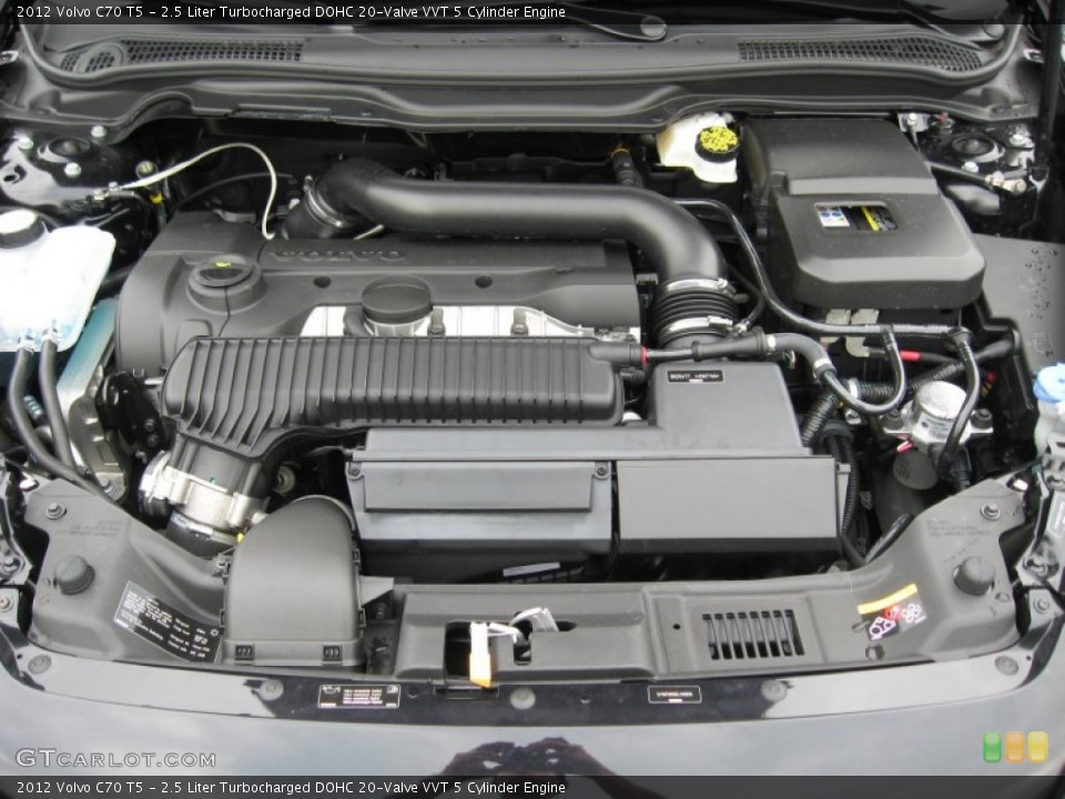 2.5 Liter Turbocharged DOHC 20-Valve VVT 5 Cylinder Engine for the 2012 Volvo C70 #67116113