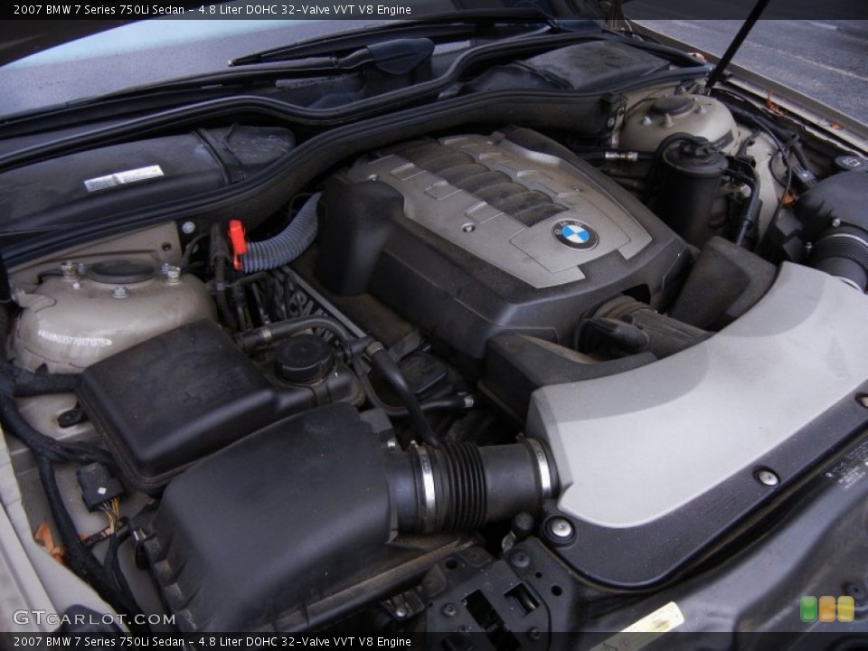 4.8 Liter DOHC 32-Valve VVT V8 Engine for the 2007 BMW 7 Series #67122092