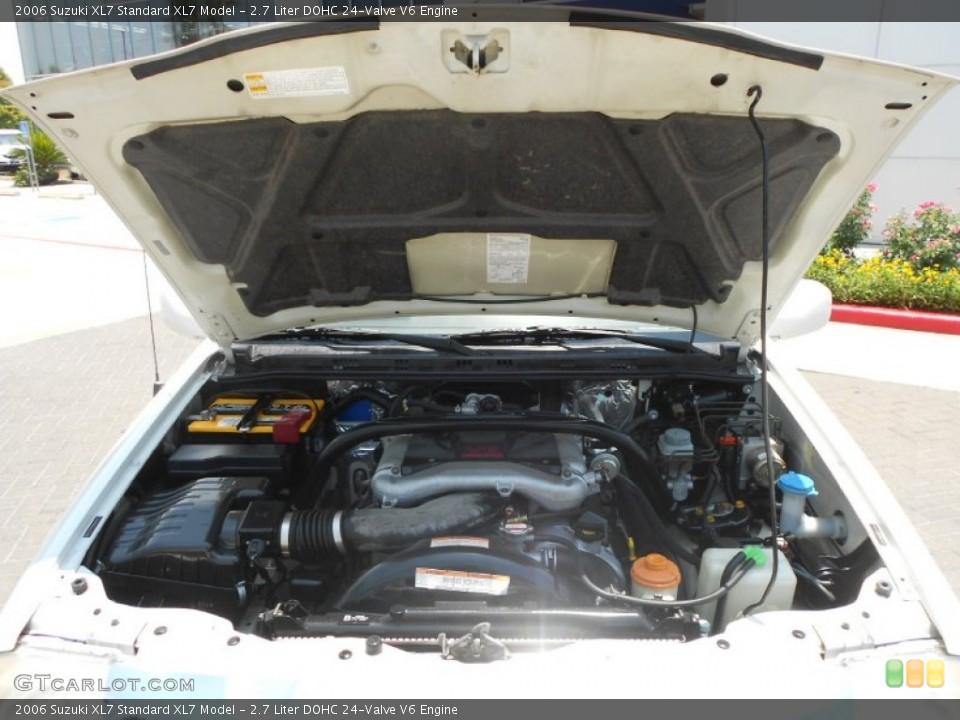2.7 Liter DOHC 24-Valve V6 2006 Suzuki XL7 Engine