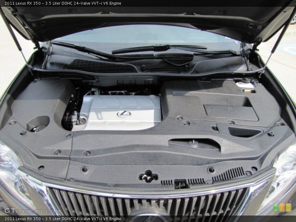 3.5 Liter DOHC 24-Valve VVT-i V6 2011 Lexus RX Engine