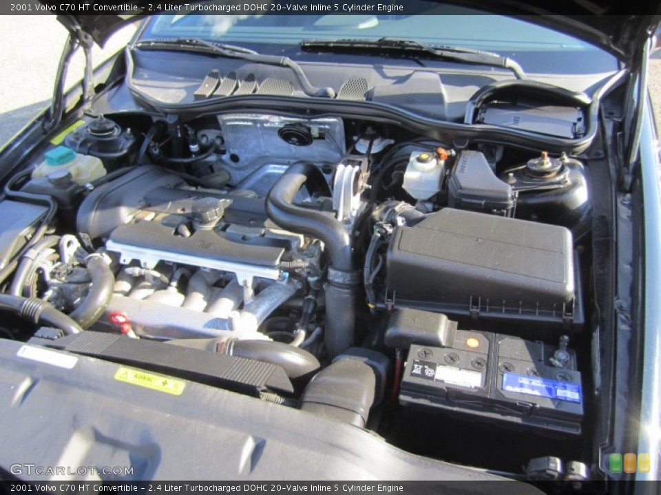2.4 Liter Turbocharged DOHC 20-Valve Inline 5 Cylinder Engine for the 2001 Volvo C70 #67146261