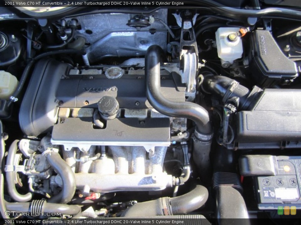 2.4 Liter Turbocharged DOHC 20-Valve Inline 5 Cylinder Engine for the 2001 Volvo C70 #67146264