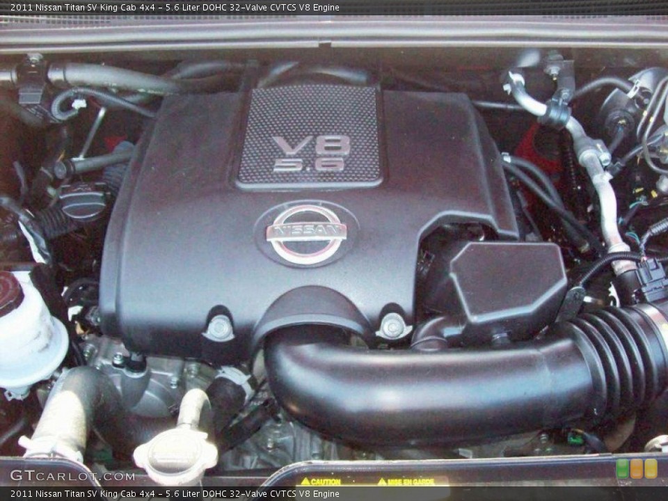 5.6 Liter DOHC 32-Valve CVTCS V8 Engine for the 2011 Nissan Titan #67156861