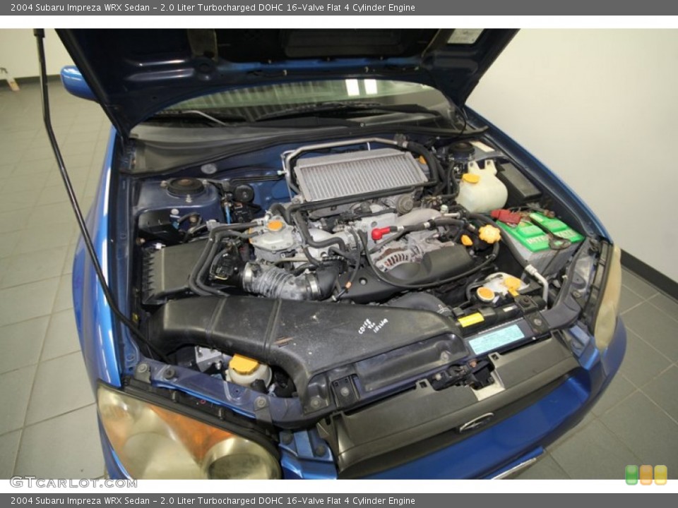 2.0 Liter Turbocharged DOHC 16-Valve Flat 4 Cylinder Engine for the 2004 Subaru Impreza #67162286