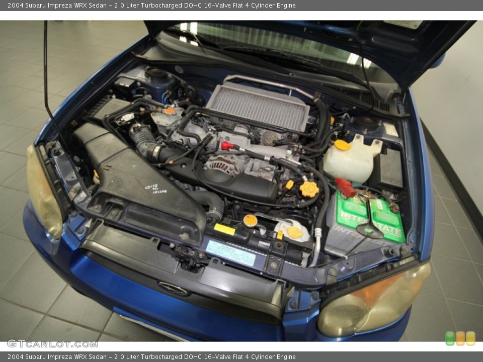 2.0 Liter Turbocharged DOHC 16-Valve Flat 4 Cylinder Engine for the 2004 Subaru Impreza #67162298