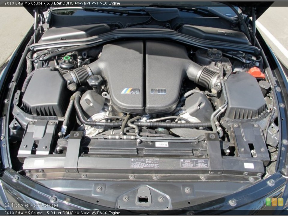 5.0 Liter DOHC 40-Valve VVT V10 Engine for the 2010 BMW M6 #67163243