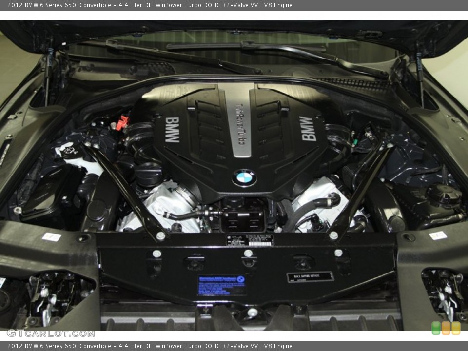 4.4 Liter DI TwinPower Turbo DOHC 32-Valve VVT V8 Engine for the 2012 BMW 6 Series #67164143