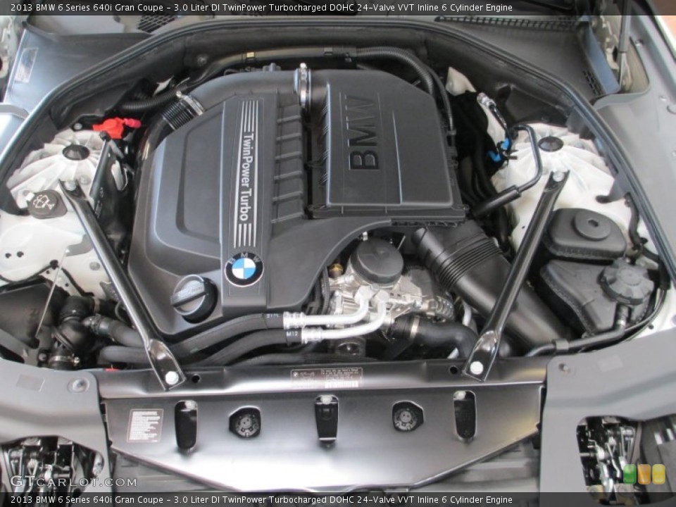 3.0 Liter DI TwinPower Turbocharged DOHC 24-Valve VVT Inline 6 Cylinder Engine for the 2013 BMW 6 Series #67168484