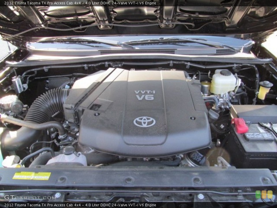4.0 Liter DOHC 24-Valve VVT-i V6 2012 Toyota Tacoma Engine