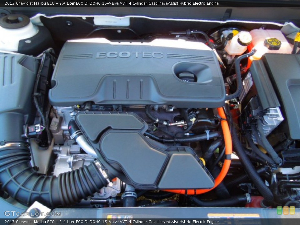 2.4 Liter ECO DI DOHC 16-Valve VVT 4 Cylinder Gasoline/eAssist Hybrid Electric Engine for the 2013 Chevrolet Malibu #67225233