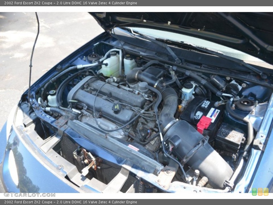 2.0 Litre DOHC 16 Valve Zetec 4 Cylinder 2002 Ford Escort Engine