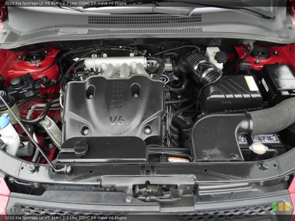 2.7 Liter DOHC 24-Valve V6 Engine for the 2010 Kia Sportage #67247367