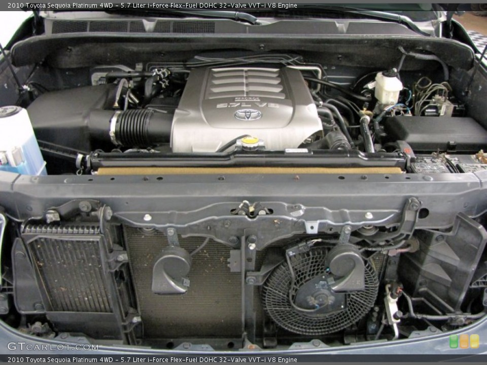 5.7 Liter i-Force Flex-Fuel DOHC 32-Valve VVT-i V8 Engine for the 2010 Toyota Sequoia #67248813