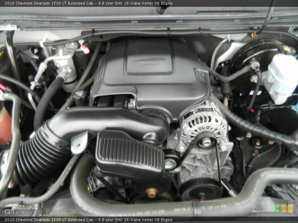 4.8 Liter OHV 16-Valve Vortec V8 Engine for the 2010 Chevrolet Silverado 1500 #67253571