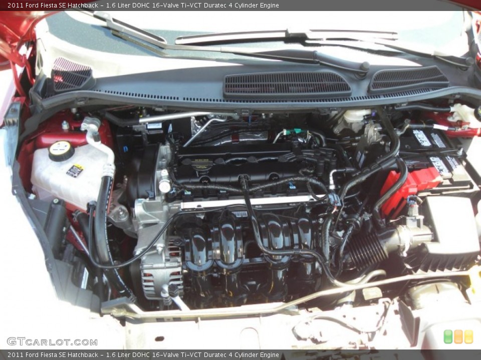 1.6 Liter DOHC 16-Valve Ti-VCT Duratec 4 Cylinder Engine for the 2011 Ford Fiesta #67263072
