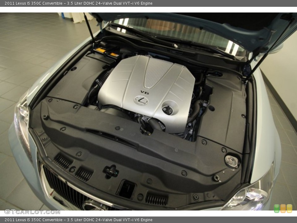 3.5 Liter DOHC 24-Valve Dual VVT-i V6 Engine for the 2011 Lexus IS #67283566