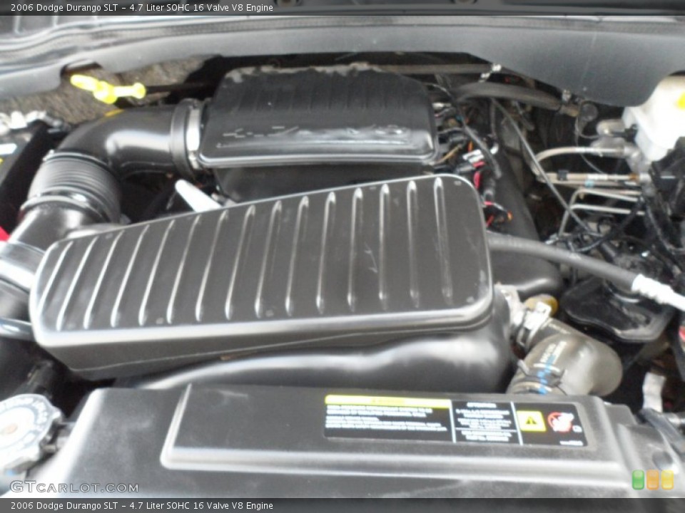 4.7 Liter SOHC 16 Valve V8 Engine for the 2006 Dodge Durango #67309586