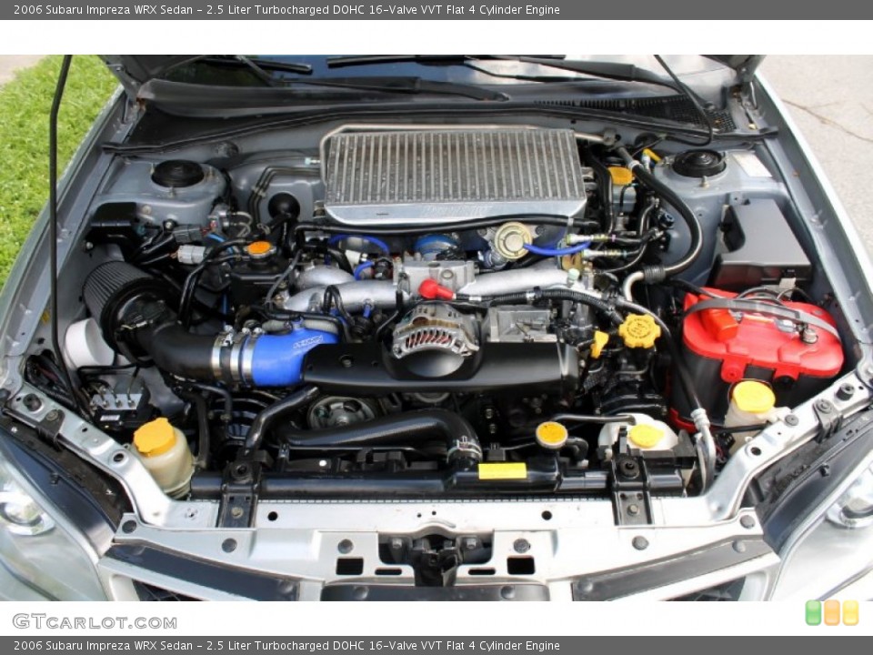 2.5 Liter Turbocharged DOHC 16-Valve VVT Flat 4 Cylinder Engine for the 2006 Subaru Impreza #67336253