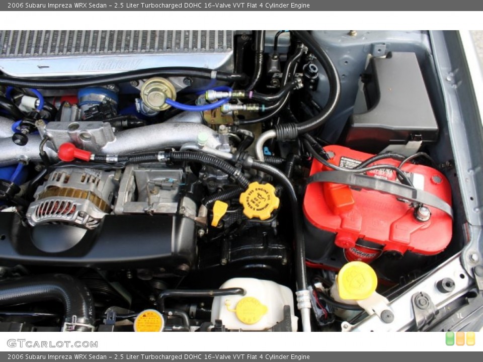 2.5 Liter Turbocharged DOHC 16-Valve VVT Flat 4 Cylinder Engine for the 2006 Subaru Impreza #67336262