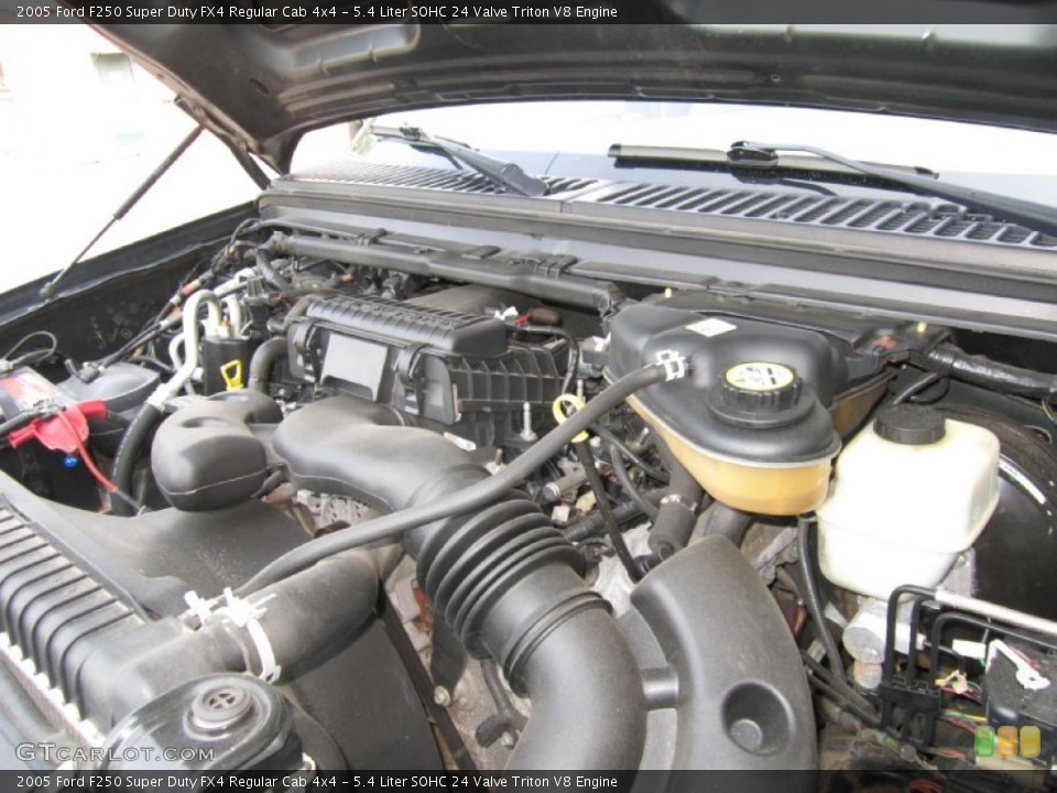 5.4 Liter SOHC 24 Valve Triton V8 Engine for the 2005 Ford F250 Super Duty #67365756