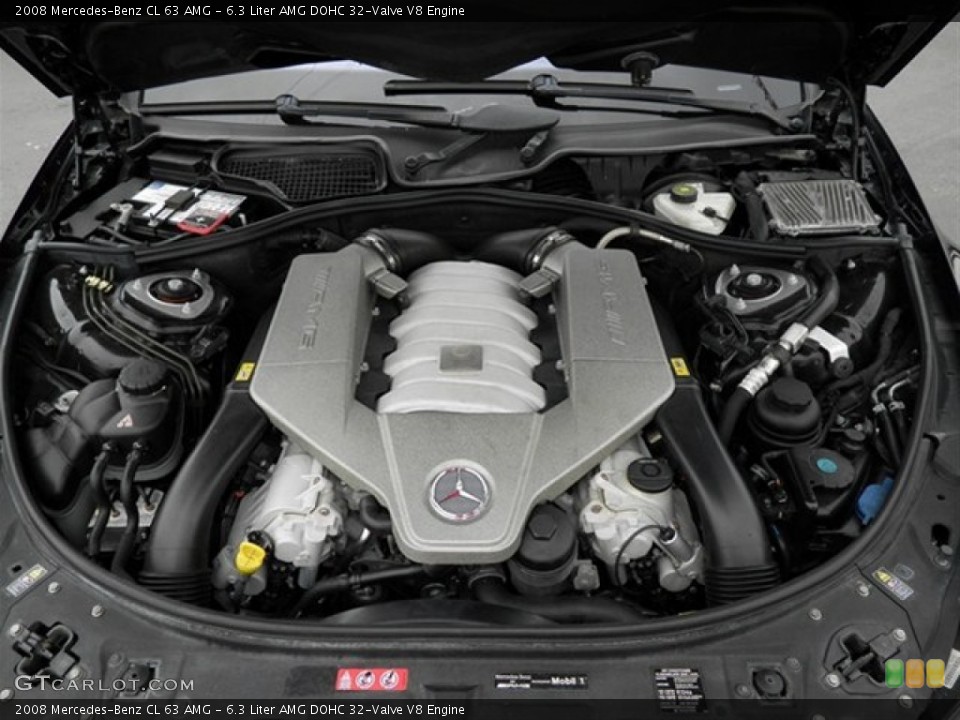 6.3 Liter AMG DOHC 32-Valve V8 Engine for the 2008 Mercedes-Benz CL #67370816
