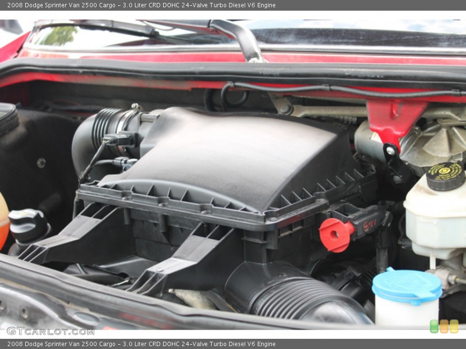 3.0 Liter CRD DOHC 24-Valve Turbo Diesel V6 2008 Dodge Sprinter Van Engine