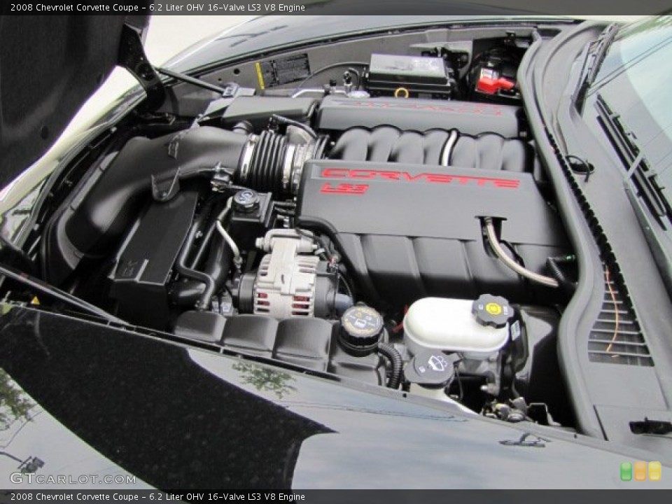 6.2 Liter OHV 16-Valve LS3 V8 Engine for the 2008 Chevrolet Corvette #67393535