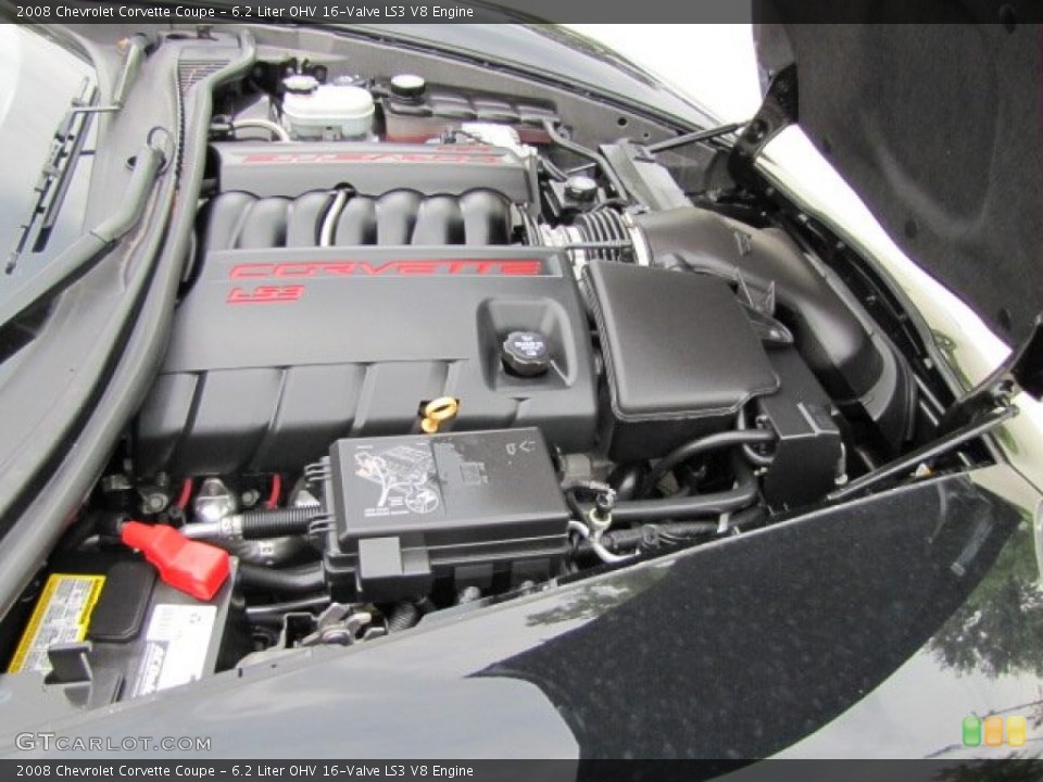 6.2 Liter OHV 16-Valve LS3 V8 Engine for the 2008 Chevrolet Corvette #67393544
