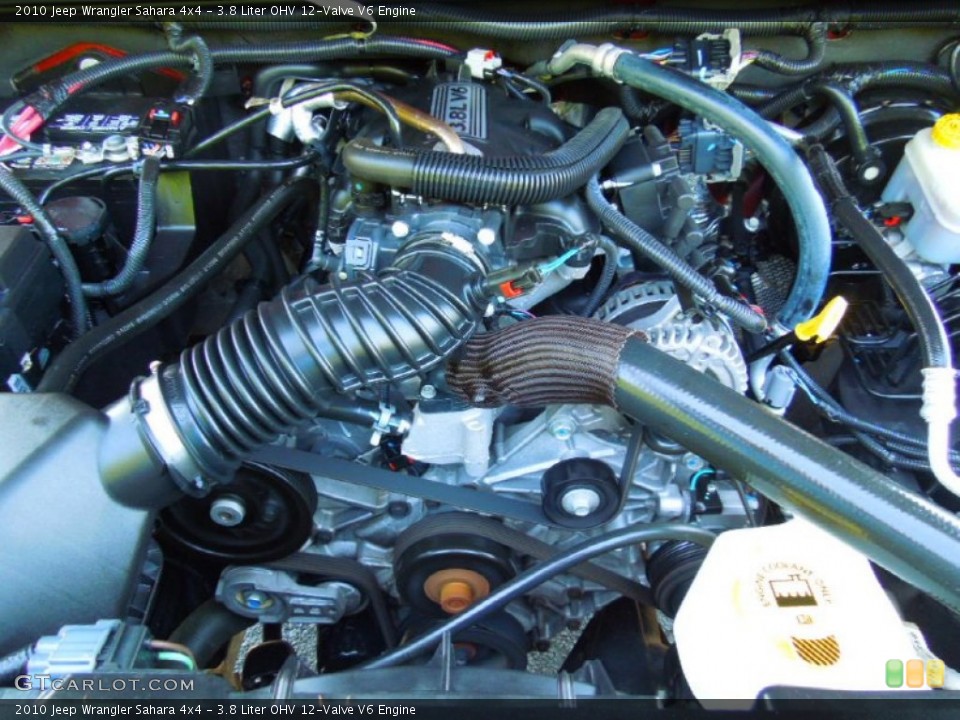 3.8 Liter OHV 12-Valve V6 Engine for the 2010 Jeep Wrangler #67402875