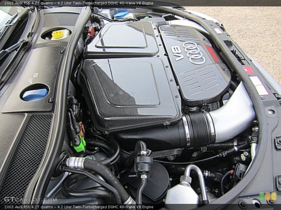 4.2 Liter Twin-Turbocharged DOHC 40-Valve V8 Engine for the 2003 Audi RS6 #67406670