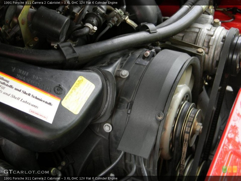 3.6L OHC 12V Flat 6 Cylinder Engine for the 1991 Porsche 911 #67407139