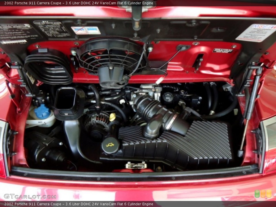 3.6 Liter DOHC 24V VarioCam Flat 6 Cylinder Engine for the 2002 Porsche 911 #67421958