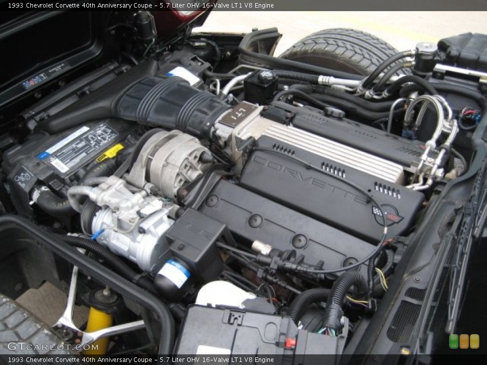 5.7 Liter OHV 16-Valve LT1 V8 Engine for the 1993 Chevrolet Corvette #67423173