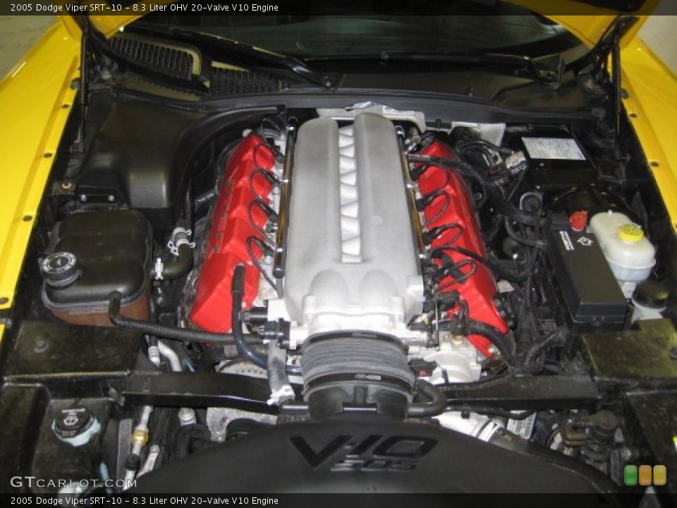 8.3 Liter OHV 20-Valve V10 2005 Dodge Viper Engine