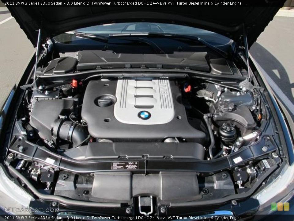 3.0 Liter d DI TwinPower Turbocharged DOHC 24-Valve VVT Turbo Diesel Inline 6 Cylinder Engine for the 2011 BMW 3 Series #67425120