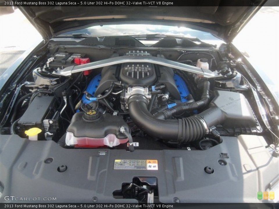 5.0 Liter 302 Hi-Po DOHC 32-Valve Ti-VCT V8 Engine for the 2013 Ford Mustang #67430918