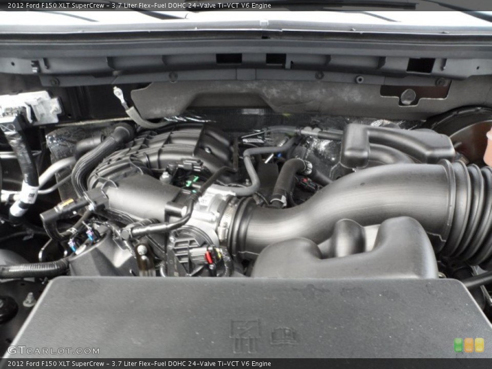3.7 Liter Flex-Fuel DOHC 24-Valve Ti-VCT V6 Engine for the 2012 Ford F150 #67460851